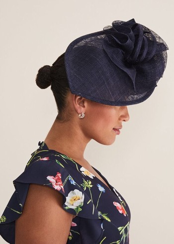 Phase Eight Navy Fascinator Hats Navy Australia | RY7869203